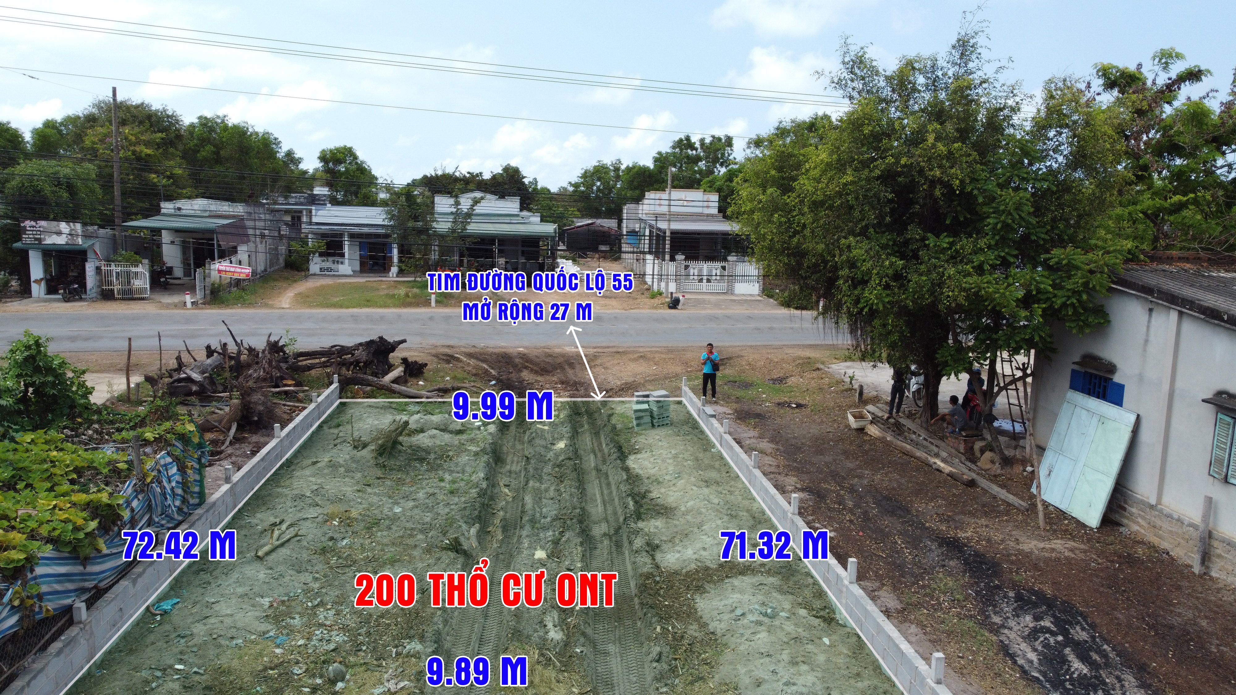 Cần bán Đất đường 55, Xã Tân Phước, Diện tích 710m², Giá 7,7 Tỷ - LH: 0988609571 8
