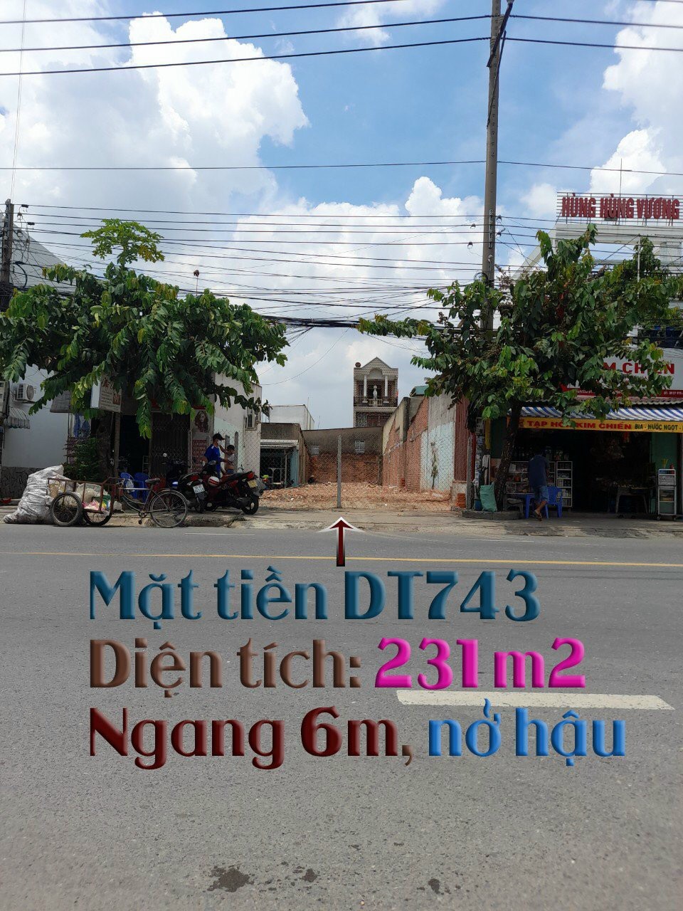 Cần bán Đất đường 743, Phường Tân Đông Hiệp, Diện tích 231m², Giá Thương lượng - LH: 0346432108 5