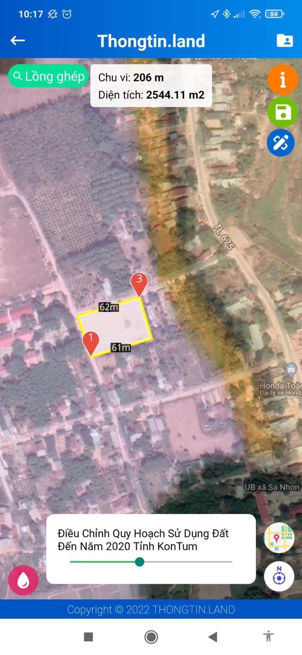 Đất 2 mặt tiền {60x40},huyện Sa Thầy , Kom Tom , Diện tích 2400m², Giá 1800 Triệu - LH: 0357832439 4
