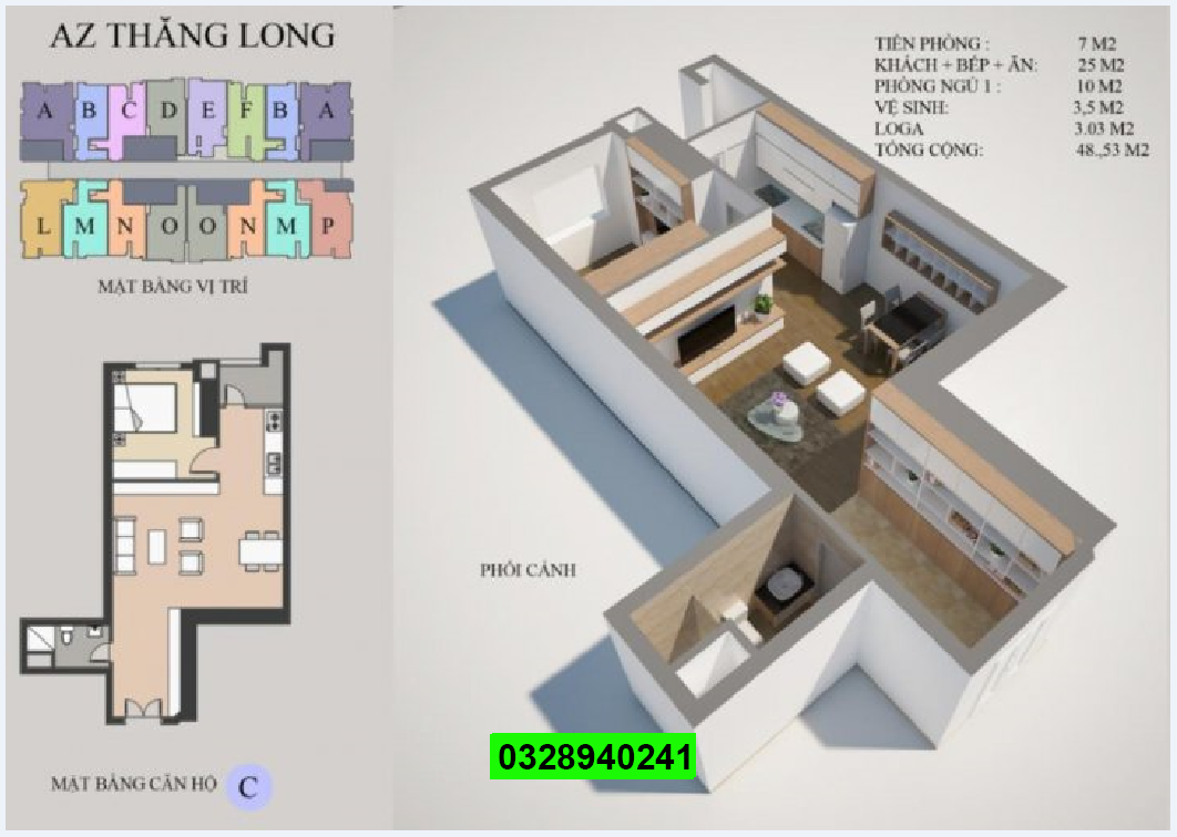 Cần bán Căn hộ chung cư dự án THT New City, Diện tích 69m², Giá 700 Triệu - LH: 0328940241 3
