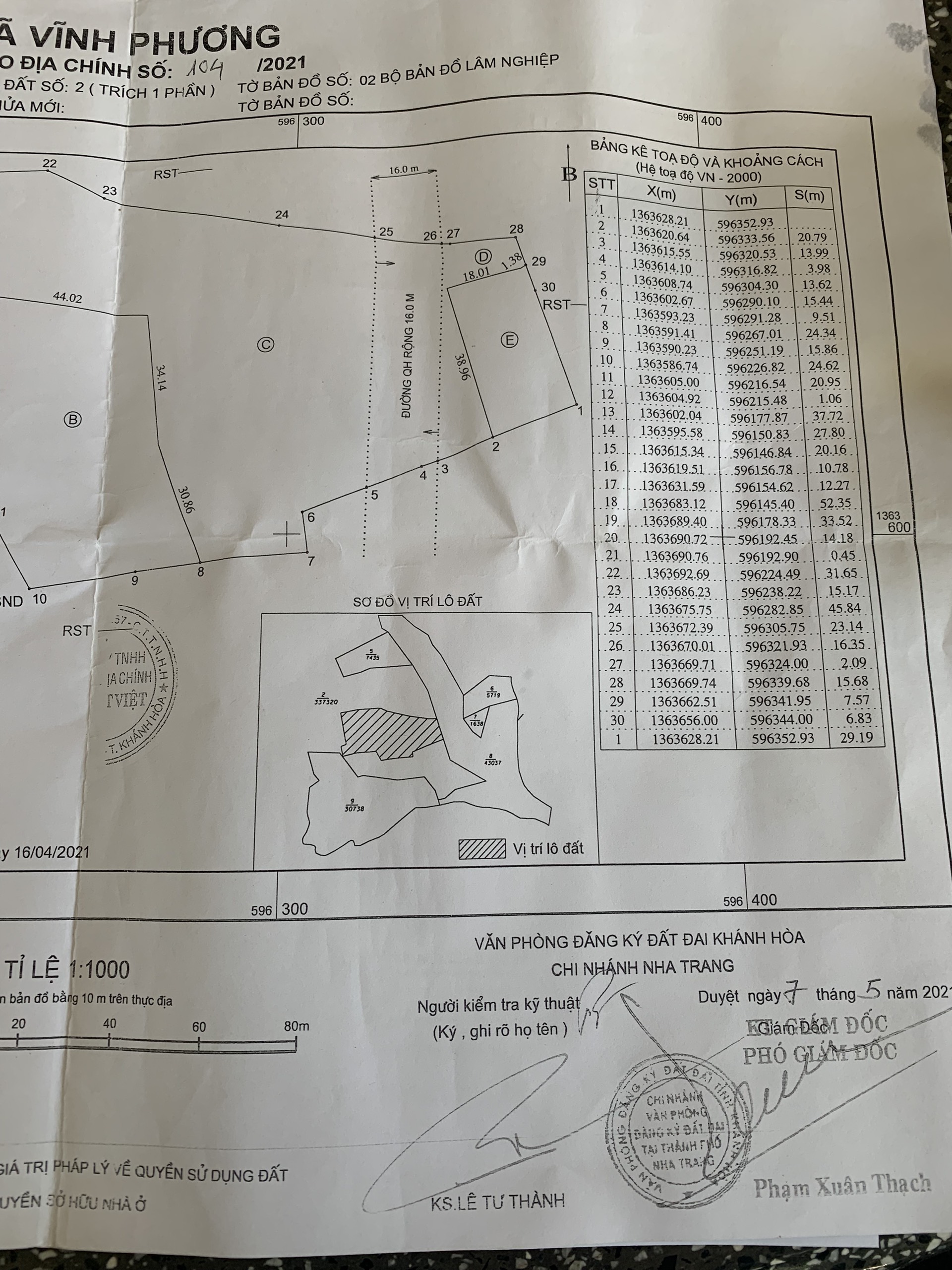 Cần bán Đất đường Nguyễn Tất Thành, Xã Phước Đồng, Diện tích 1500m², Giá 4.5 Triệu/m² 5