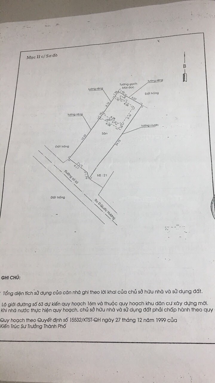 Bán gấp nhà cấp 4 cũ, PThảo Điền, Q2 (DT: 828x25m GPXD: Hầm + 6 tầng 23 phòng/120 triệu/20 tỷ) 3