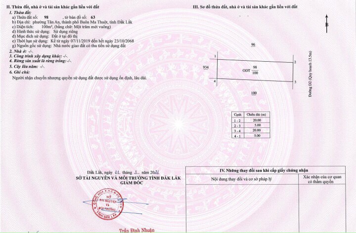 Chỉ từ 668tr  Sở hữu ngay Lô đất Biệt thự tại TP Buôn Ma Thuột - KĐT Ân Phú sầm uất ( Giá gốc từ CĐT) 4