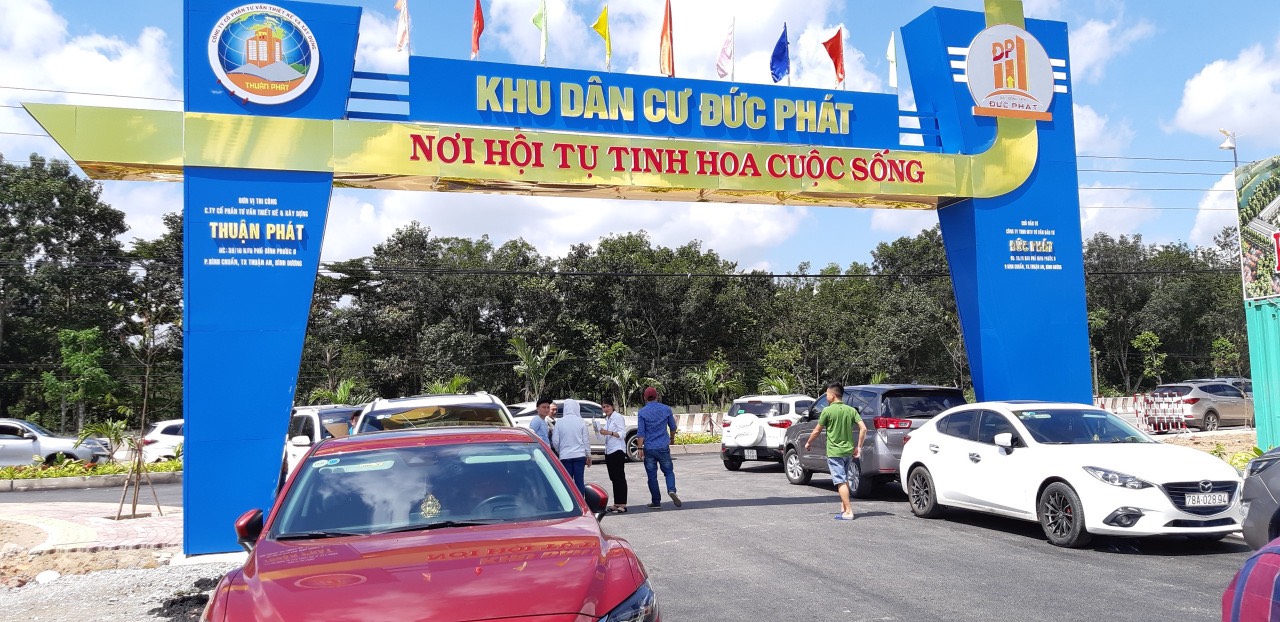 Cần bán đất nền KDC Đức Phát TT hành chính huyện Bàu Bàng giá 900triệu