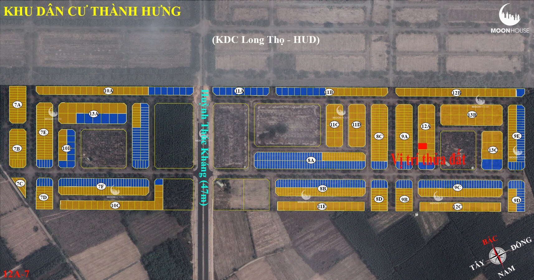 Bán đất xã Long Thọ, huyện Nhơn trạch tỉnh Đồng nai