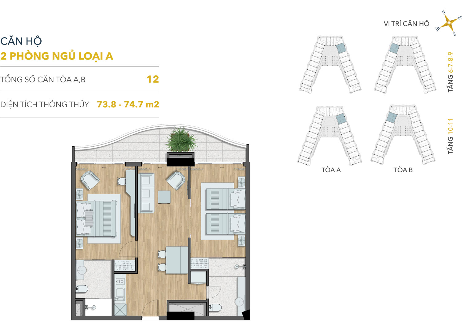 Chỉ với 1,8 tỷ Sở Hữu Ngay căn hộ resort 100 view biển - bàn giao full nội thất 3