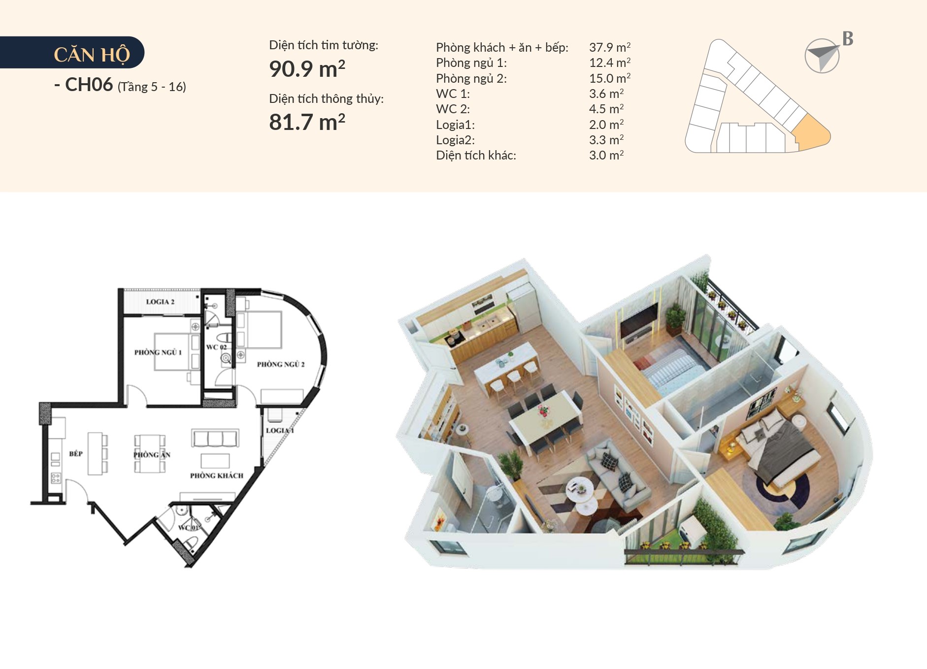 Ra mắt căn hộ view Sông Hà Thanh Vina2 Panorama - Giá chỉ 18tr/m 4