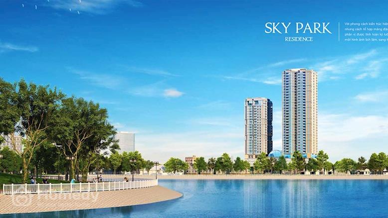 Cho thuê sàn thương mại văn phòng tòa Sky Park Residence Cầu Giấy 2