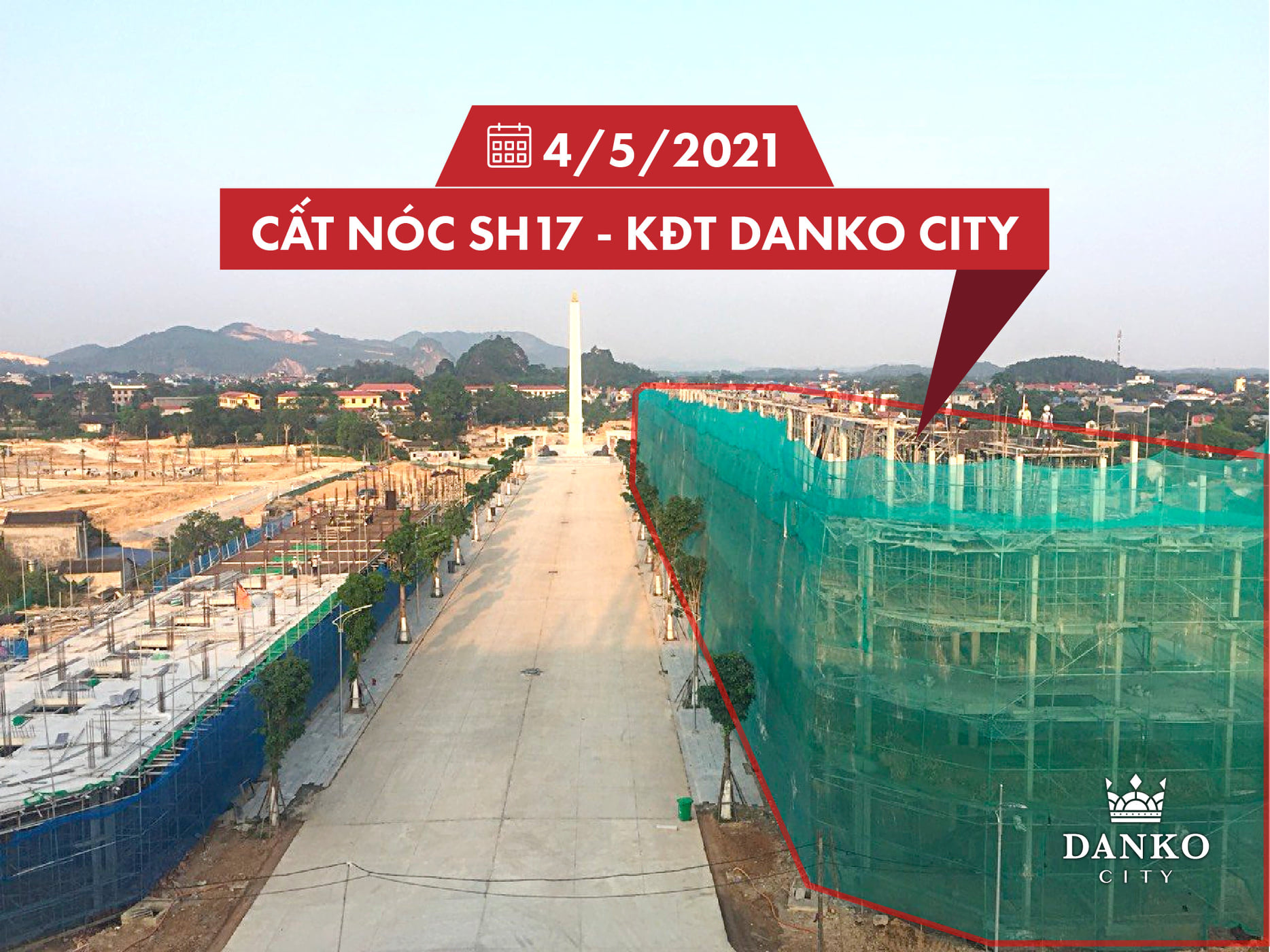 Chính chủ cần chuyển nhượng lô lk 02 dự án Danko City TP Thái Nguyên 2
