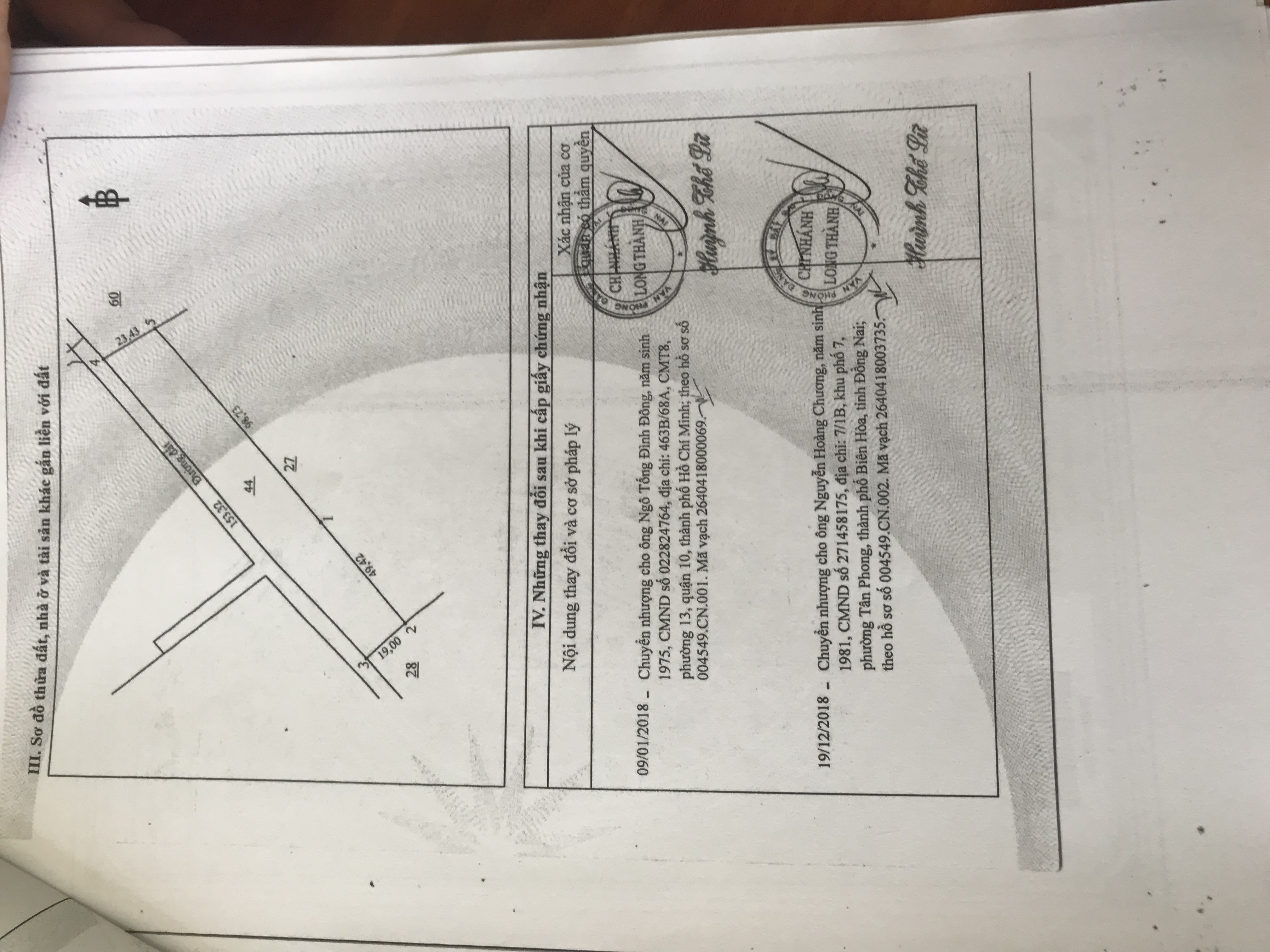 Bán đất xã long an huyện long thành Gần sân bay 64tỷ 5