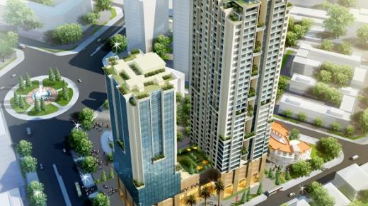 Cho thuê sàn thương mại văn phòng tòa Sky Park Residence Cầu Giấy 4