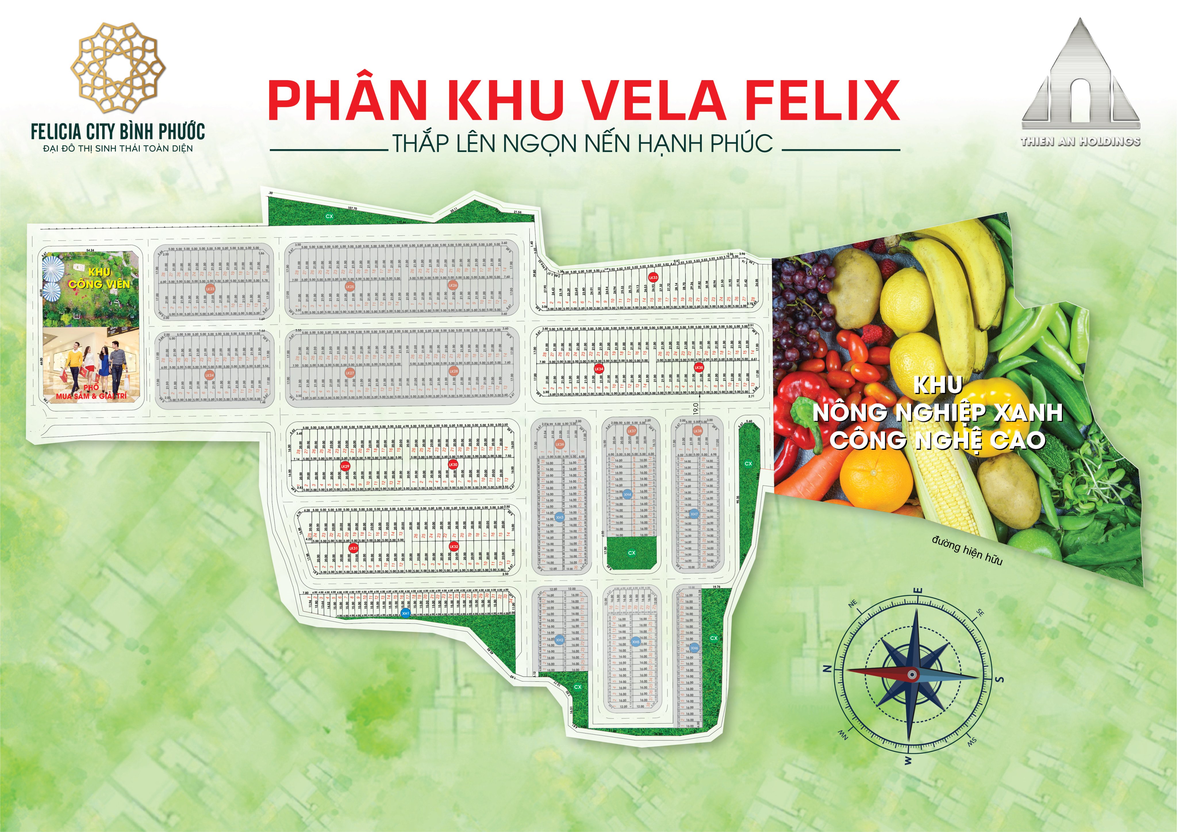 “Siêu dự án’’ đại đô thị Felicia City Bình Phước (46ha) mặt tiền đường DT741 3