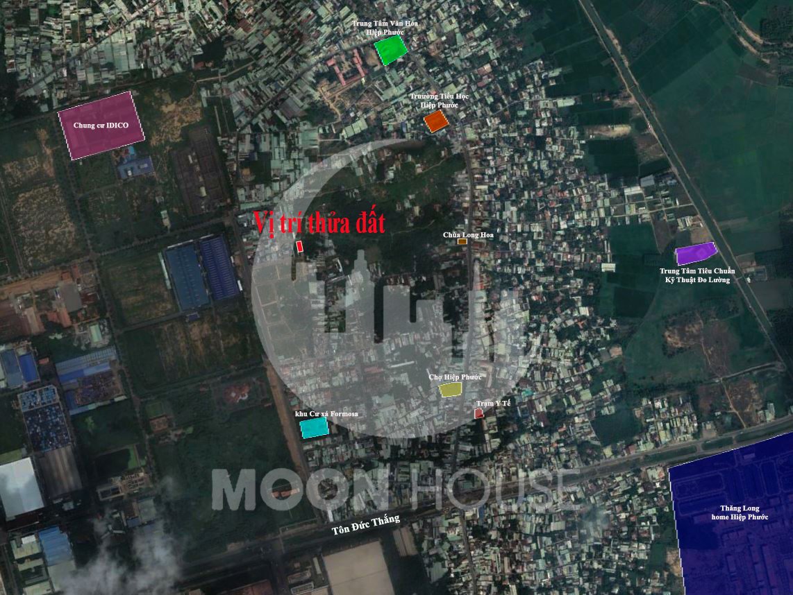 Cần bán đất full thổ cư diện tich 100m2 tại TT Hiệp Phước tỉnh Đồng Nai