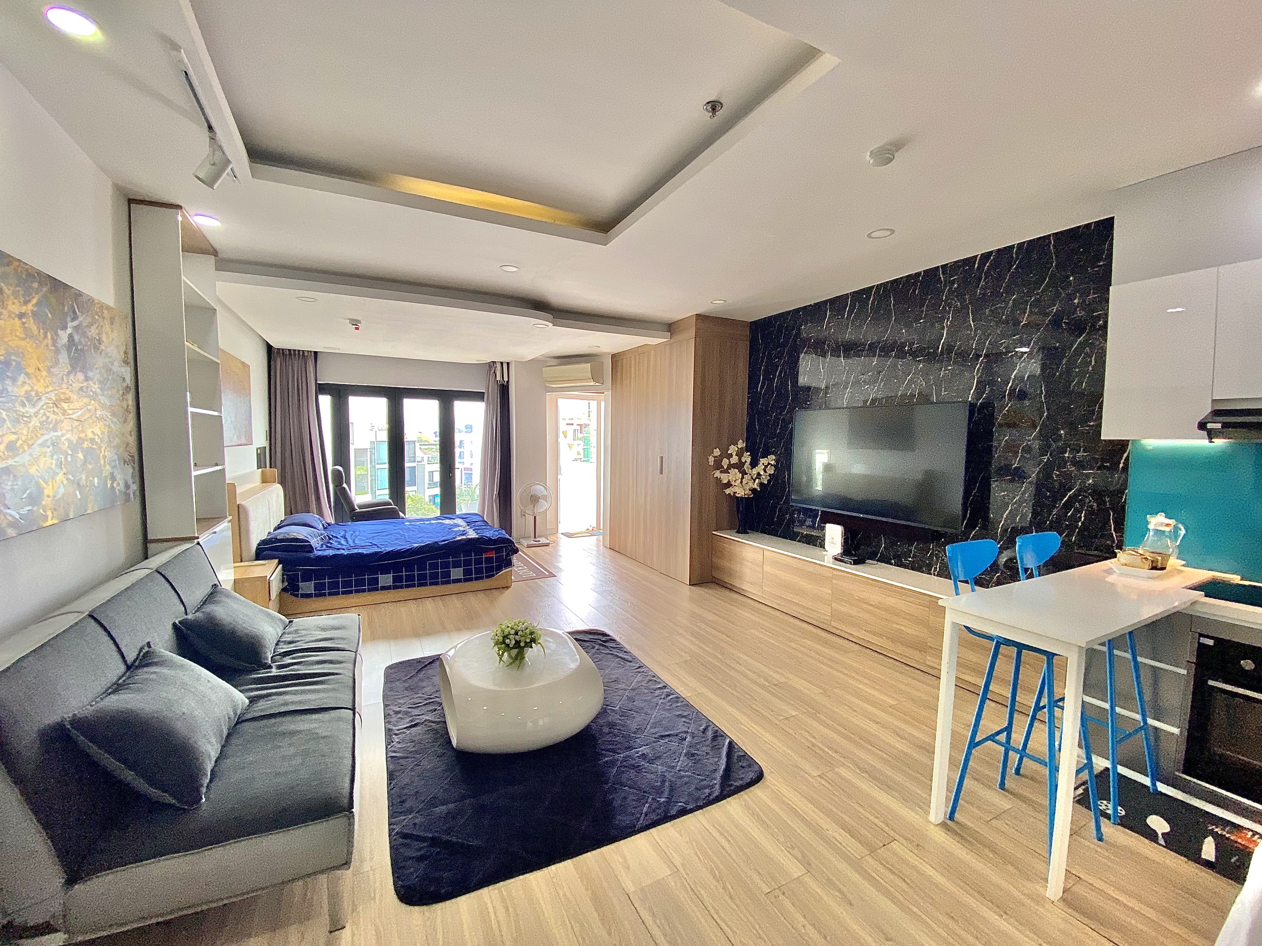 Cho thuê Căn hộ chung cư dự án The Monarchy, Diện tích 76m², Giá Thương lượng 2