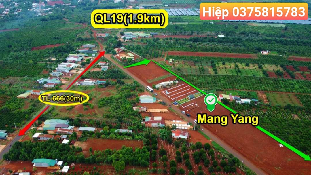 Cần bán Đất đường Quốc Lộ 19, Xã Ðăk Drjăng, Diện tích 300m², Giá 1399 Triệu - LH: 0375815783