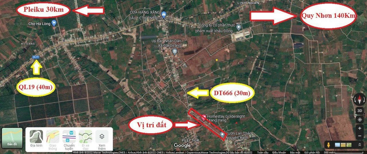 Cần bán Đất Xã Ðăk Drjăng, Mang Yang, Diện tích 280m², Giá 0 Tỷ - LH: 0966219705 5