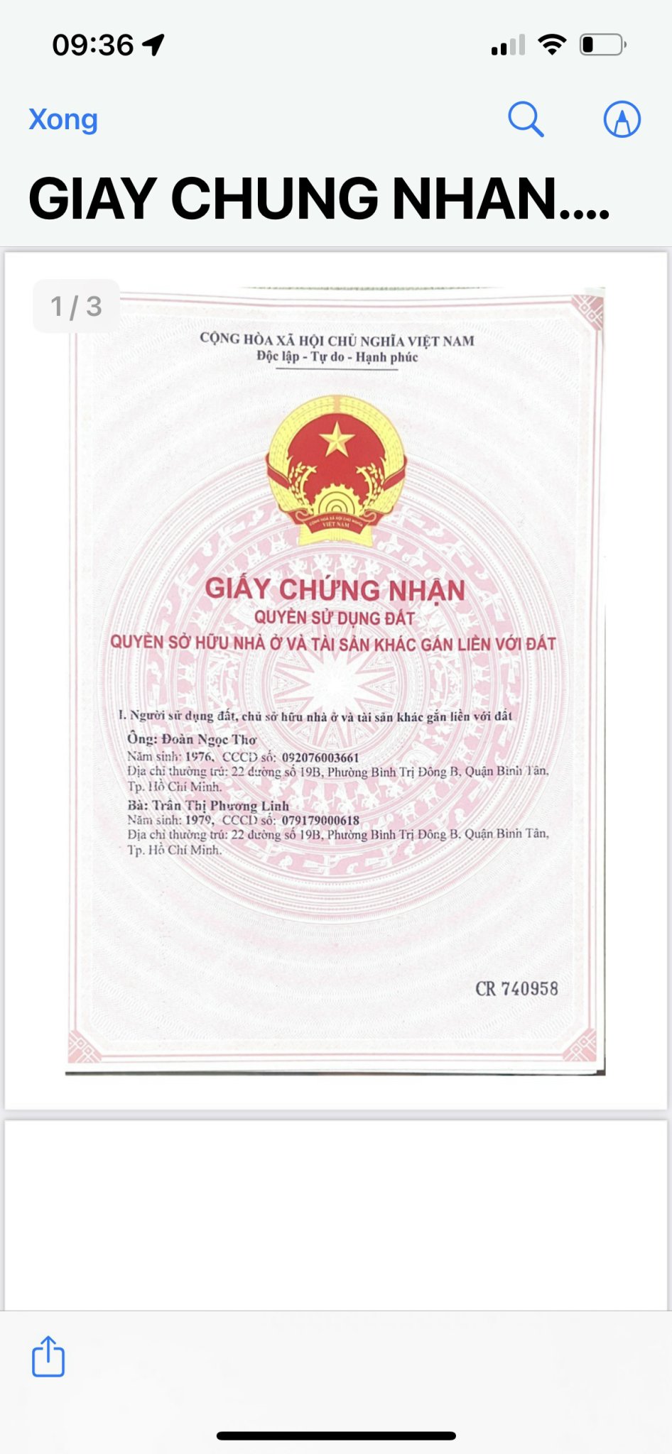 Cần bán Căn hộ chung cư đường Võ Văn Vân, Phường Tân Tạo, Diện tích 69m², Giá 3.4 Tỷ - LH: 0983866137 5