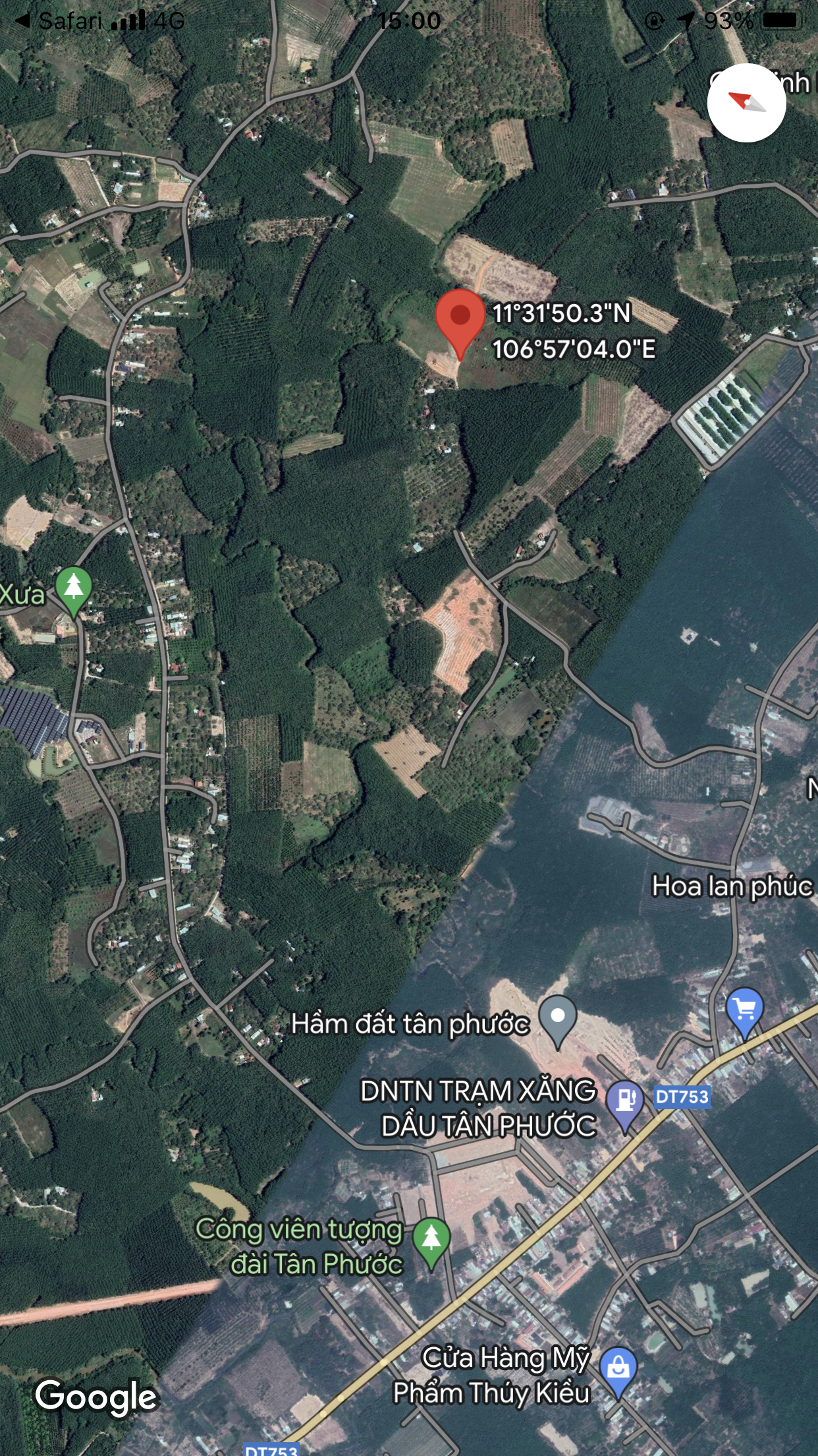 Cần bán Đất đường 753, Xã Tân Phước, Diện tích 270m², Giá 890 Triệu - LH: 0702133757 3