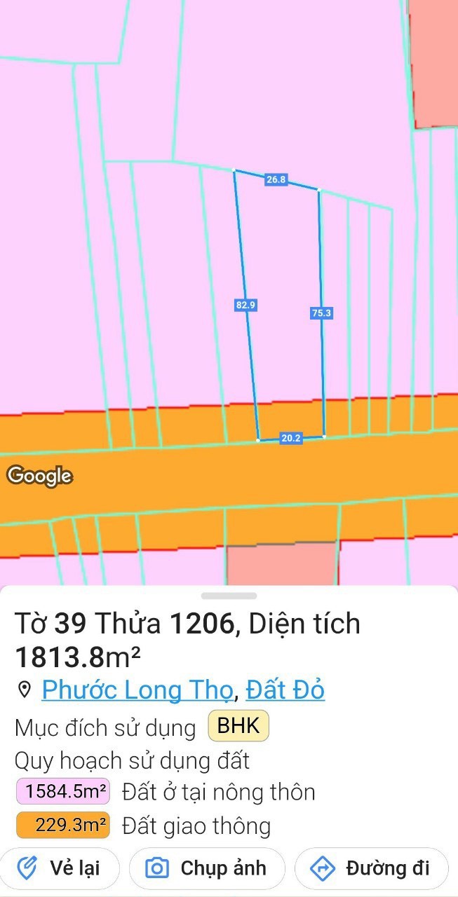 Cần bán Đất đường 55, Xã Phước Long Thọ, Diện tích 300m², Giá Thương lượng - LH: 0389035961 1