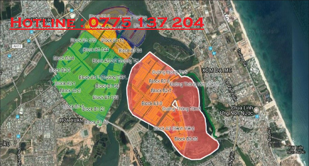 Cần bán Đất dự án Khu đô thị Hòa Quý, Diện tích 100m², Giá 3.500.000.000 Tỷ - LH: 0775137204 2