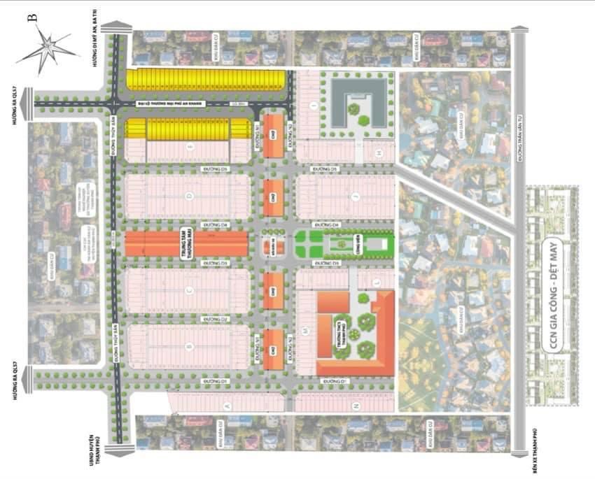 Cần bán Đất nền dự án dự án Thạnh Phú Center, Diện tích 120m², Giá 1,690 Tỷ 2