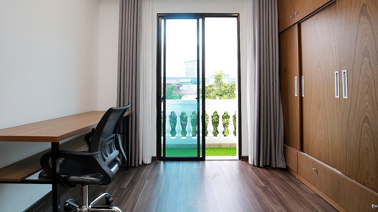Cho thuê căn hộ dịch vụ tại Cát Linh, Đống Đa, 40m2, studio, nội thất mới hiện đại 8