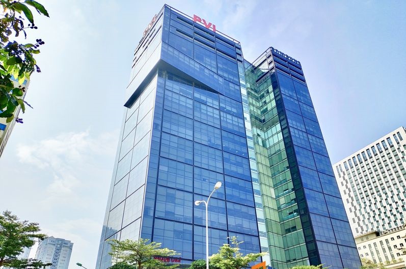0961265892 Cho thuê văn phòng Toà  PVI  Tower Trần Thái Tông, Cầu Giấy, 150-500m2, 350k/m2 1