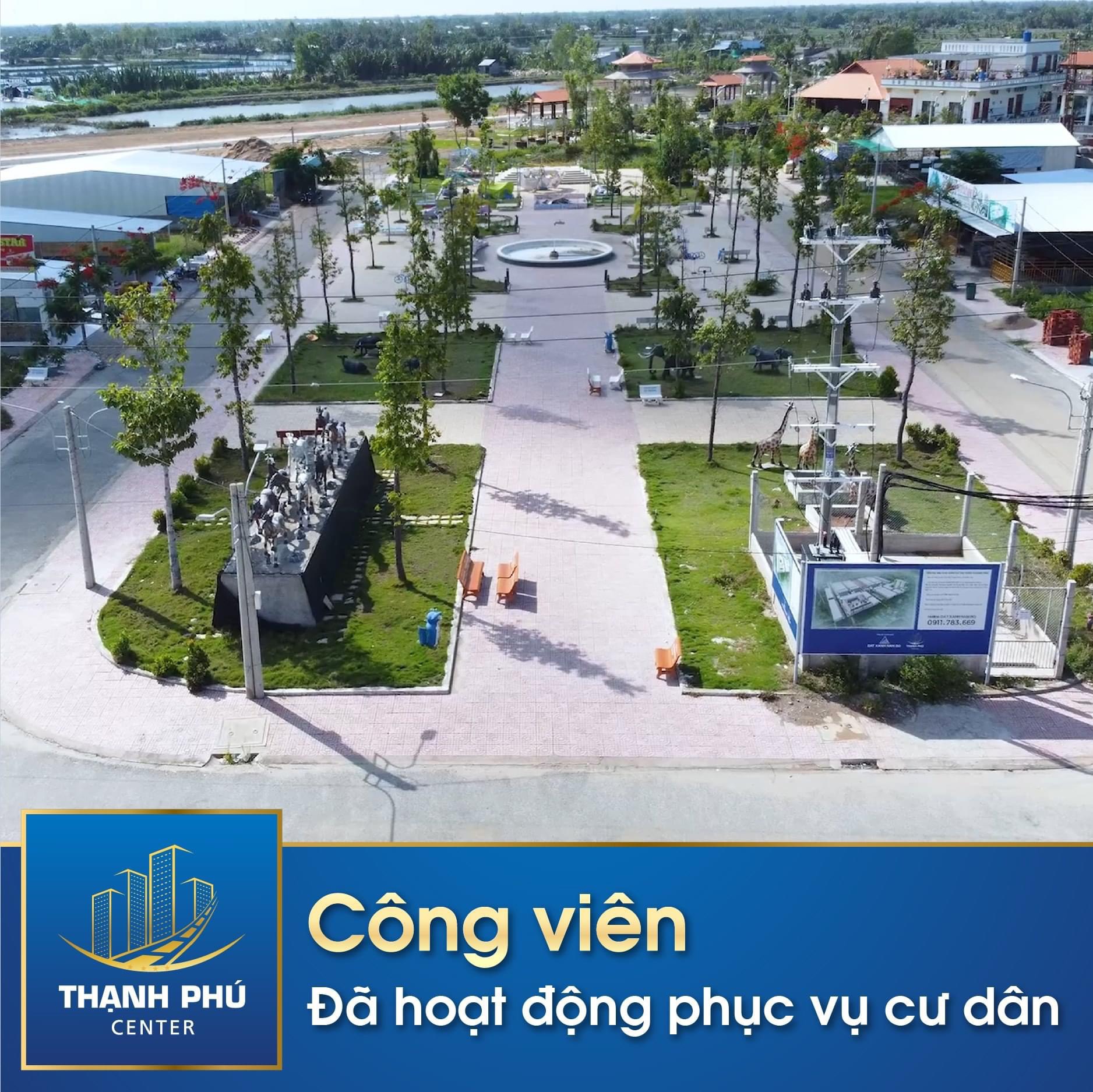 Đất ở sổ hồng riêng mặt tiền đường nhựa tại trung tâm thị trấn Thạnh Phú 4