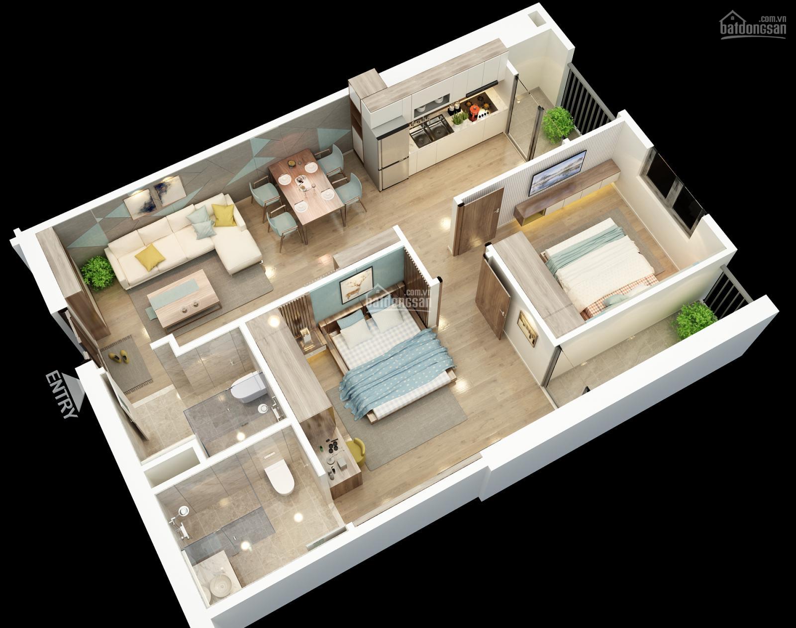 Bán gấp CH 2PN có sân vườn chỉ từ 900 triệu duy nhất 2 suất ngoại giao tại Residence