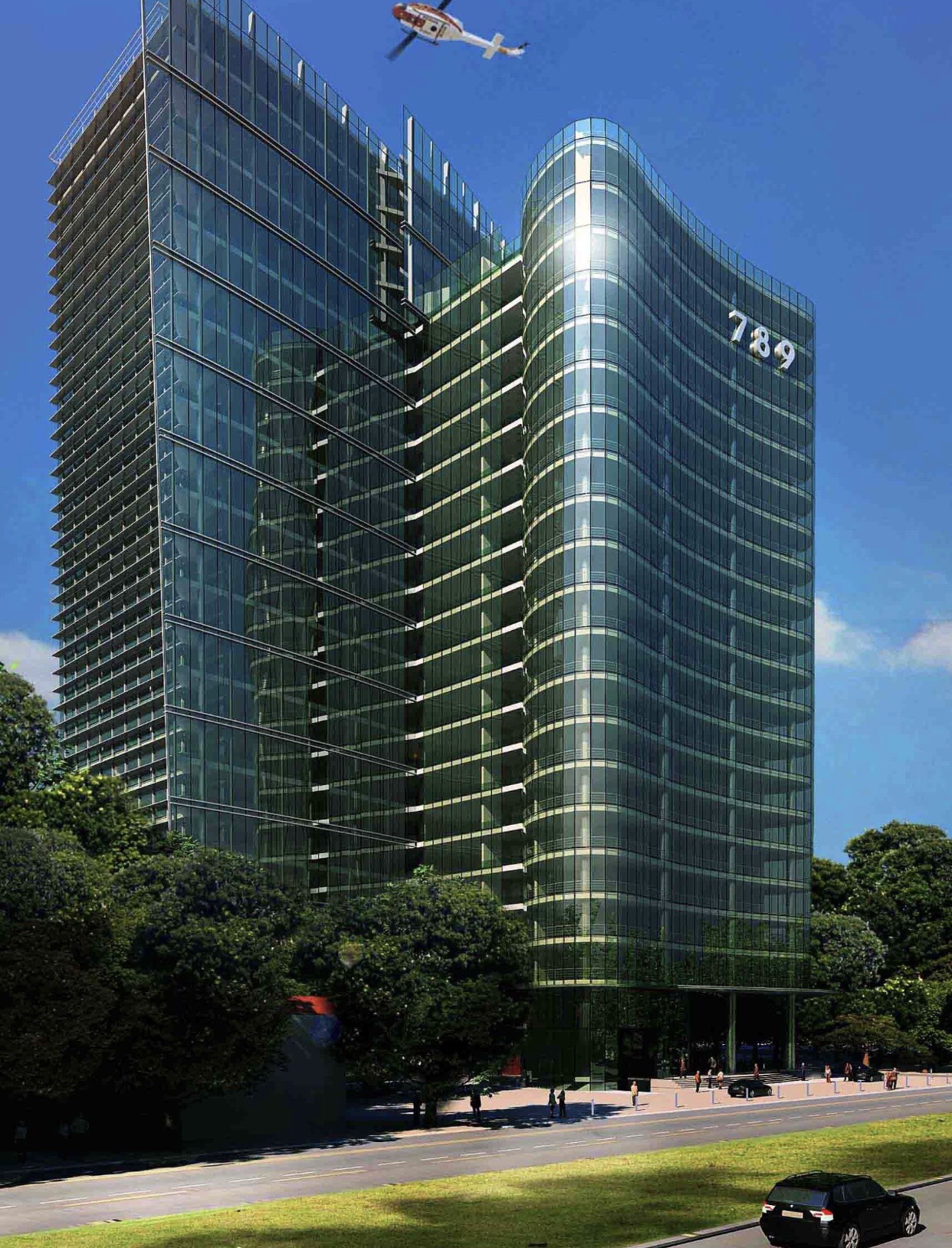 Cho thuê văn phòng mùa Covid tòa nhà 789 Tower hiện đại và nổi bật nhất phố Hoàng Quốc Việt LH 0943898681 1