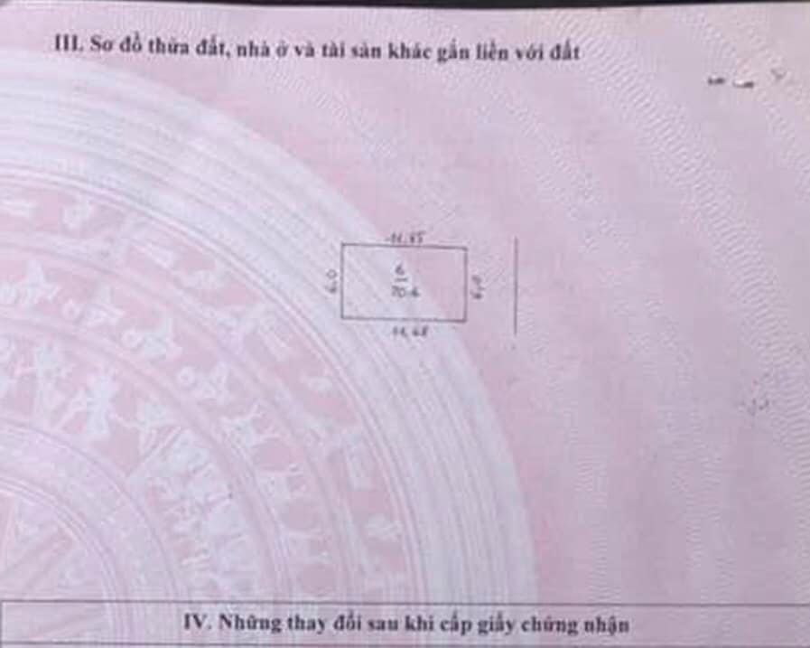 Bán đất sát đường Lê Hữu Tựu, Khê Nữ, Nguyên Khê, 70,6m2, giá Tốt - ĐẦU 3