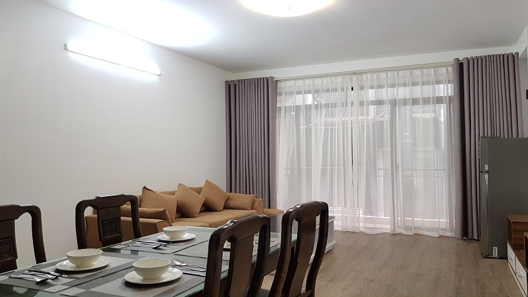Cho thuê căn hộ dịch vụ tại làng Yên Phụ, Tây Hồ, 80m2, 2PN, đầy đủ nội thất mới hiện đại 2