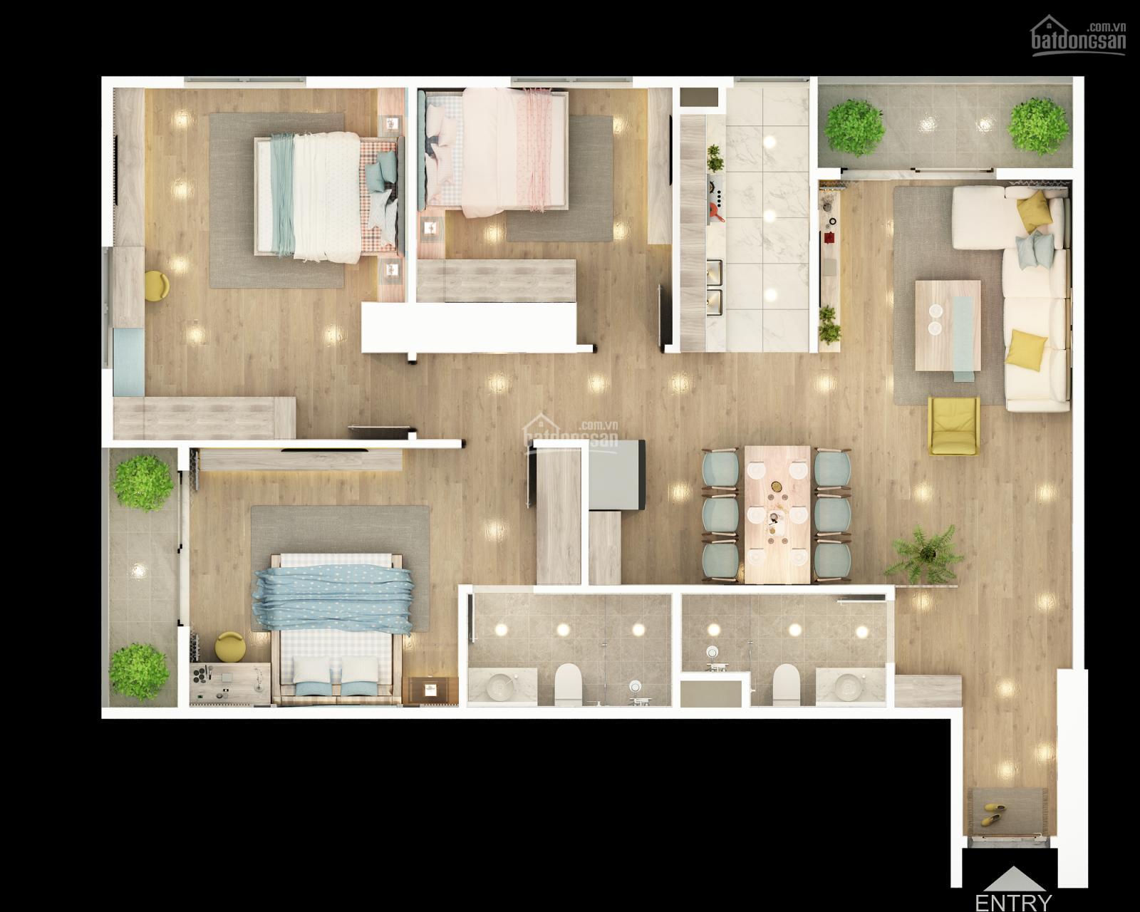 Bán gấp CH 2PN có sân vườn chỉ từ 900 triệu duy nhất 2 suất ngoại giao tại Residence 2