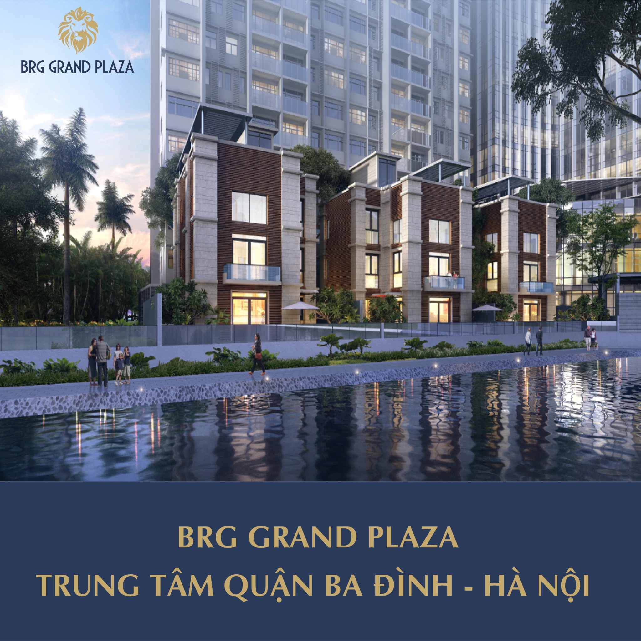 Bán chung cư trung tâm Ba Đình BRG Grand Plaza 16 Láng Hạ, view Hồ Thành Công từ 90tr/m2, vay LS 0% 6