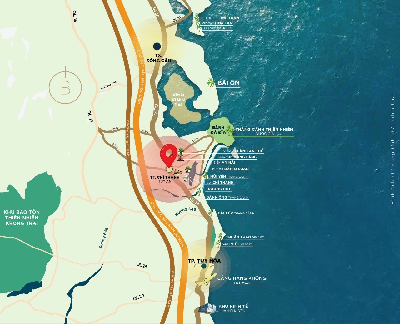 Đất nền ven biển Khu dân cư Đồng Đèo - Phú Yên, sổ đỏ từng nền, giá chỉ từ 2tr9/m2 4