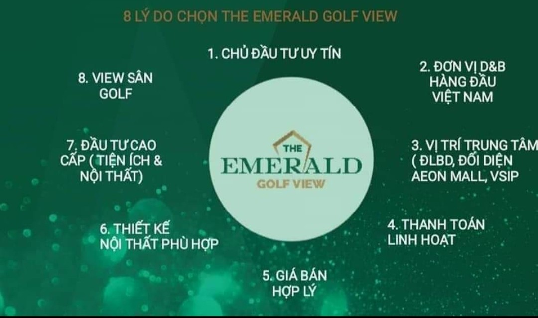 Căn Hộ Cao Cấp The Emerald Golf View - Biểu Tượng Đẹp Nhất Của Bình Dương 7