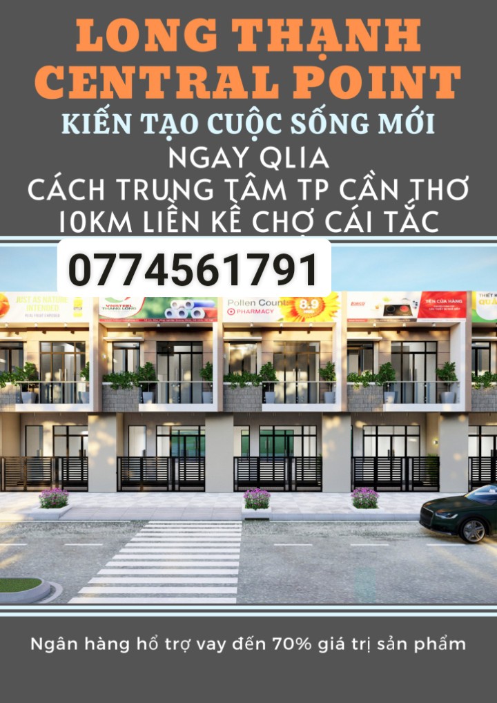 Long Thạnh Central point nhà phố thương mại ngàn tiện ích