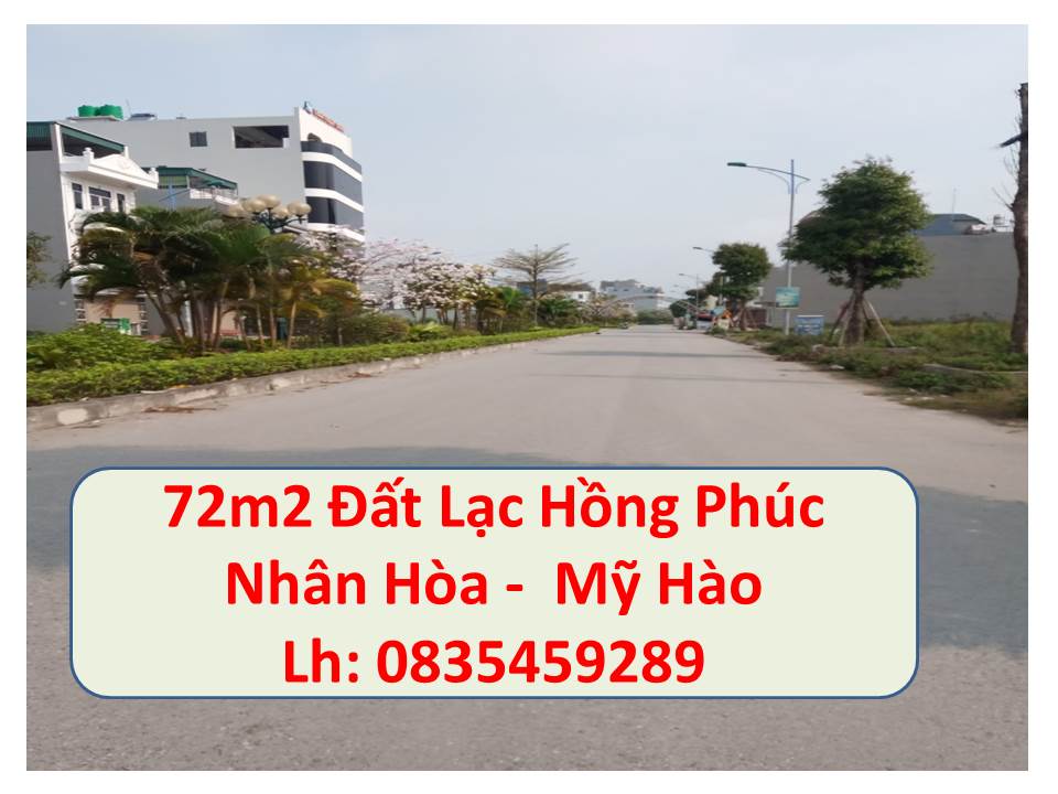 Bán Đất Tại Khu Đô Thị Lạc Hồng Phúc, Mỹ Hào, Lô đẹp, giá rẻ nhất: lh 0835459289