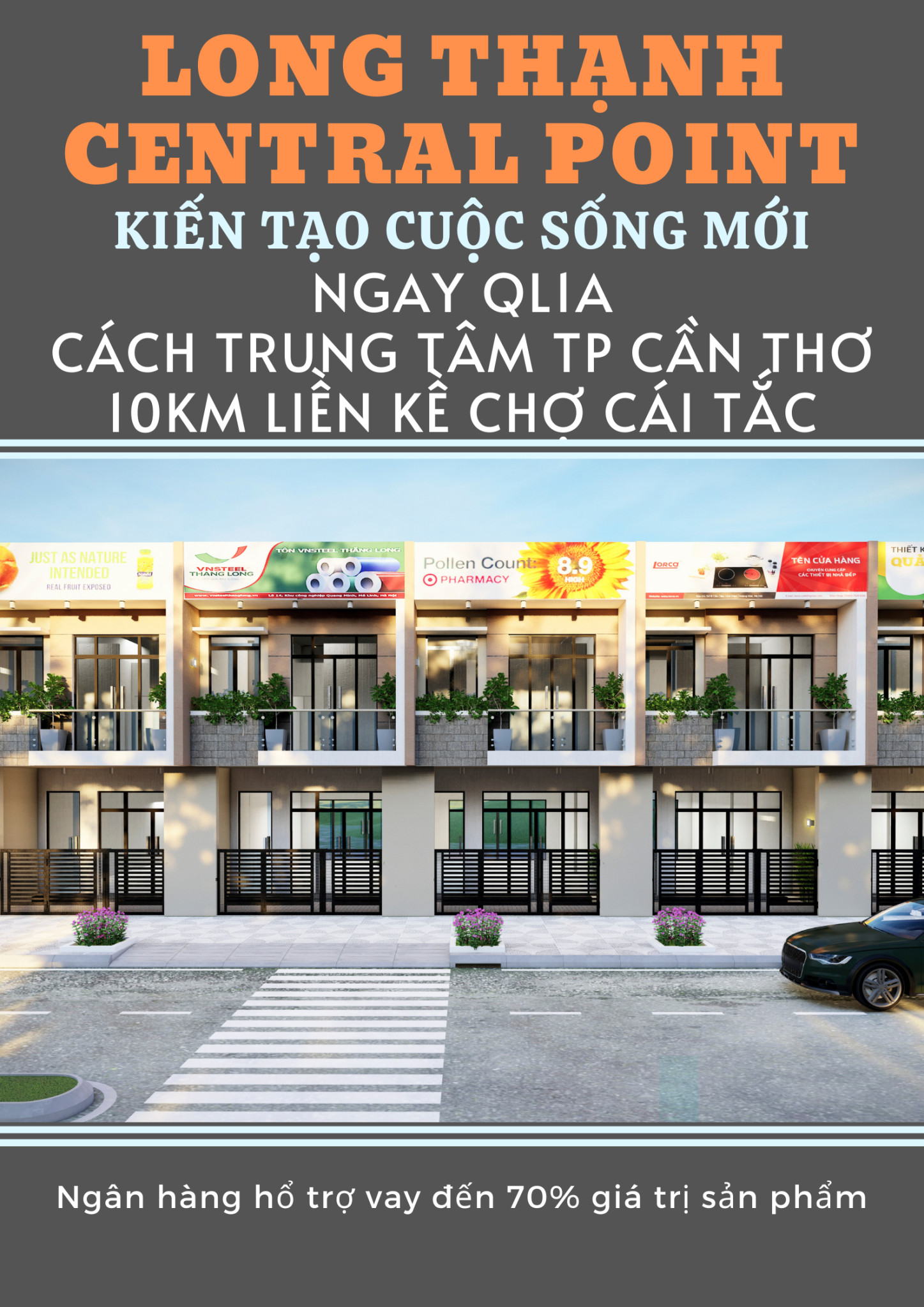 Long Thạnh Cen tral point Shop house nhiều tiện nghi thoán mát với tiêu chuẩn căn hộ sang trọng 2