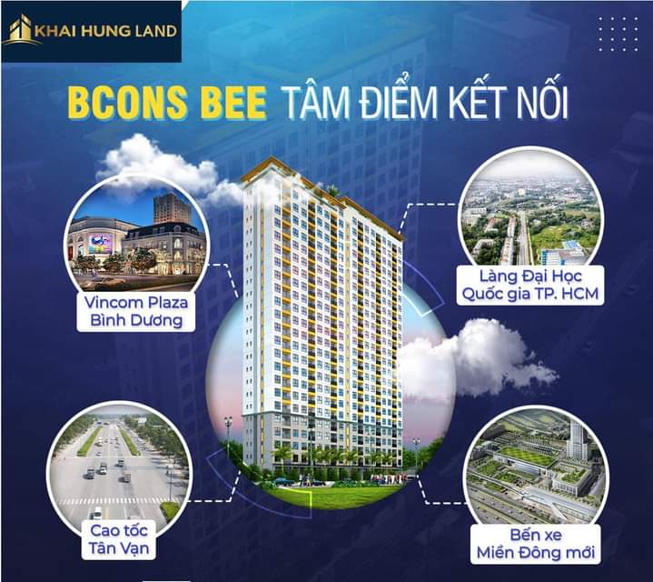 Cần bán Căn hộ chung cư dự án Bcons Bee, Diện tích 55m², Giá 30 Triệu/m² 1