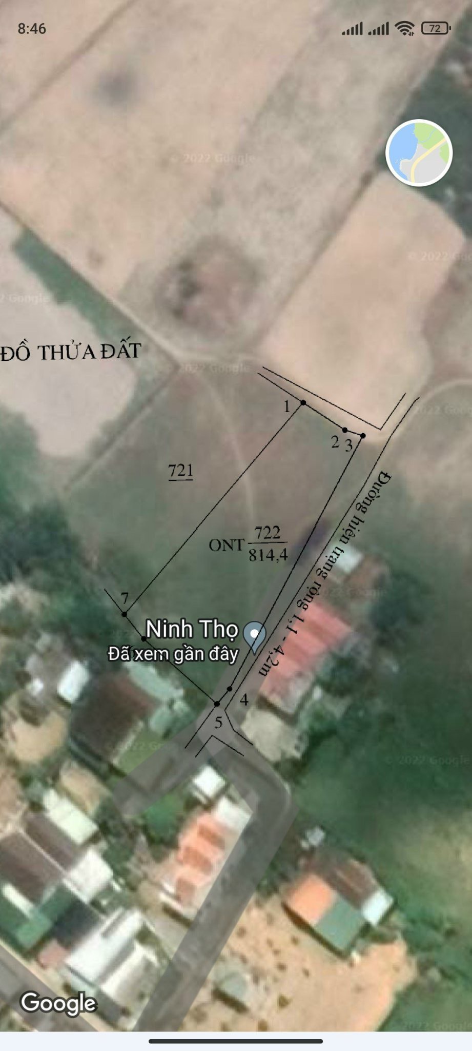 Cần bán Đất nền dự án đường ĐT 1A, Xã Ninh Thọ, Diện tích 75m², Giá 419 Triệu 3