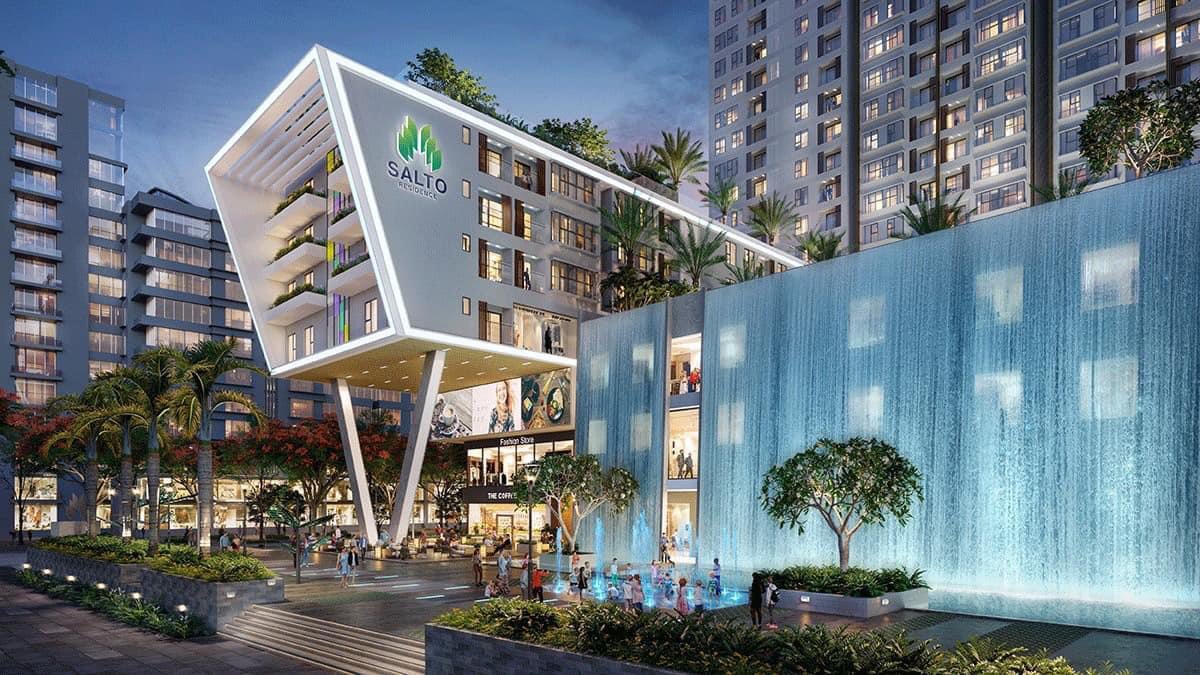 Salto Residence - Căn hộ xanh - Thiết kế từ Singapore - Ngay mặt tiền - Thuộc khu đô thị compound biệt thự - LH: 0394357932