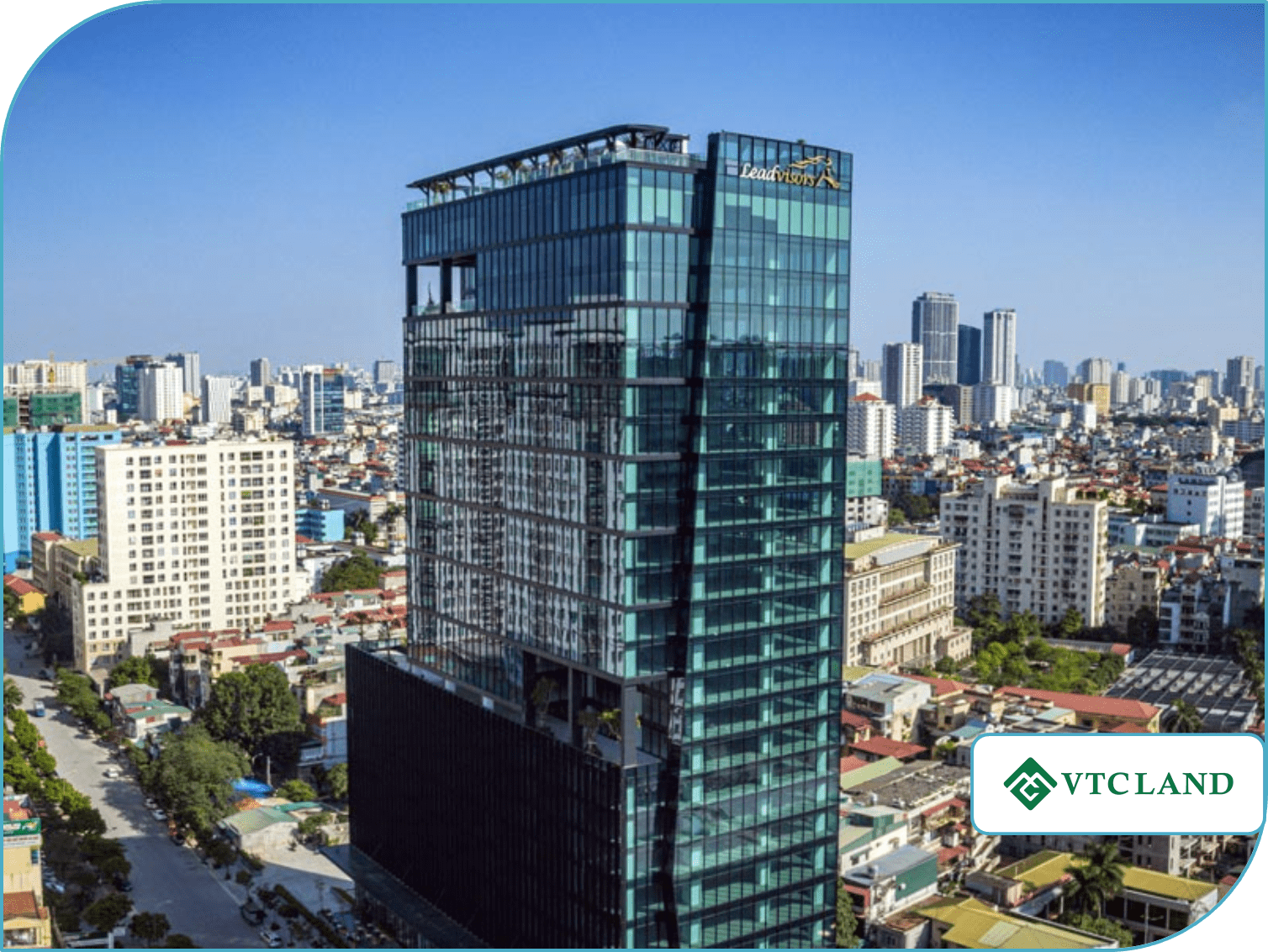 Cho thuê VP chuyên nghiệp tòa nhà hạng A giá hạng B Leadvisors Tower 643 Phạm Văn Đồng DT 300 - 500m2 -800m2-1000m2, tiện nghi, view độc nhất