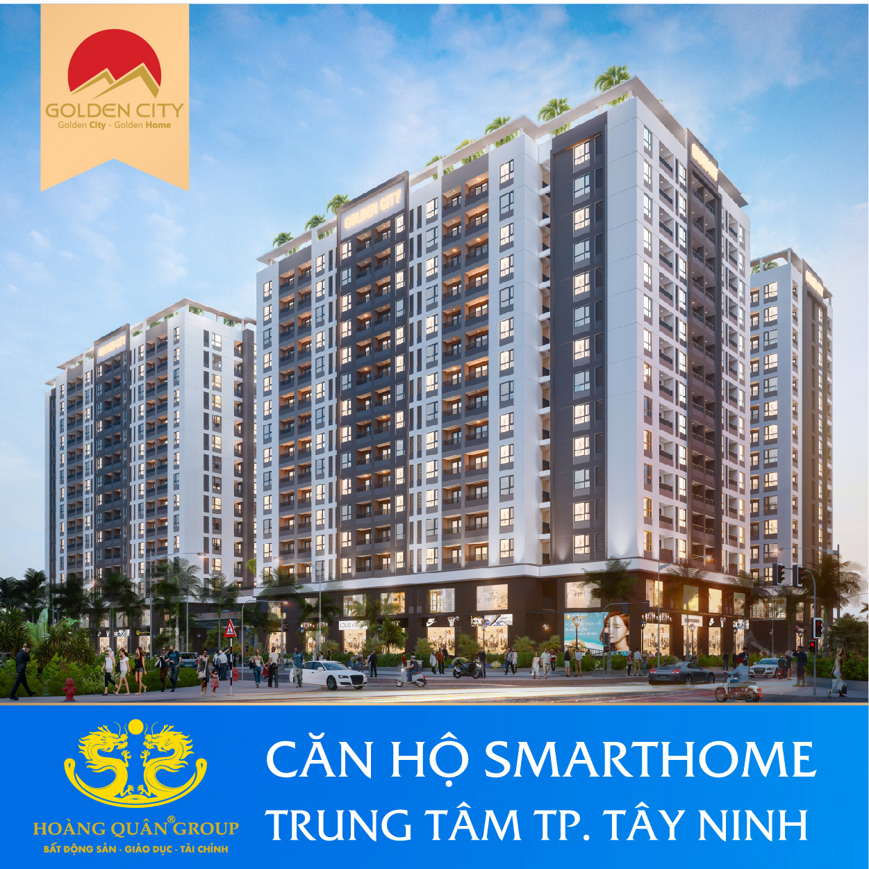Cần bán Căn hộ chung cư dự án Golden City Tây Ninh, Diện tích 70m², Giá 20 Triệu/m² - LH: 0777579378 2