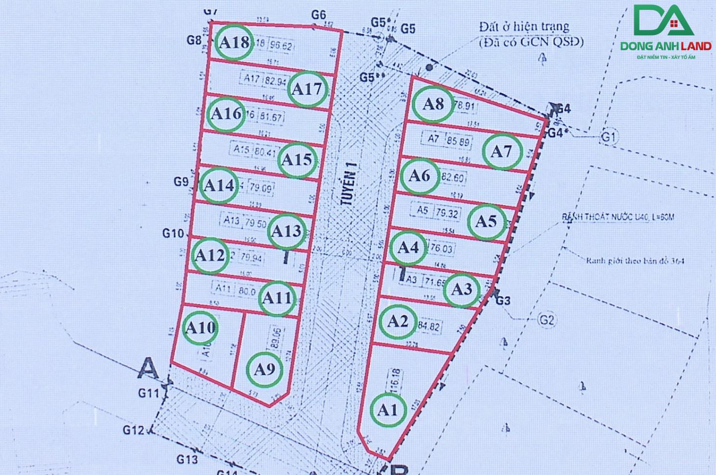 Bán đất đấu giá X6 thôn Tiên Kha xã Tiên Dương Đông Anh Hà Nội 2