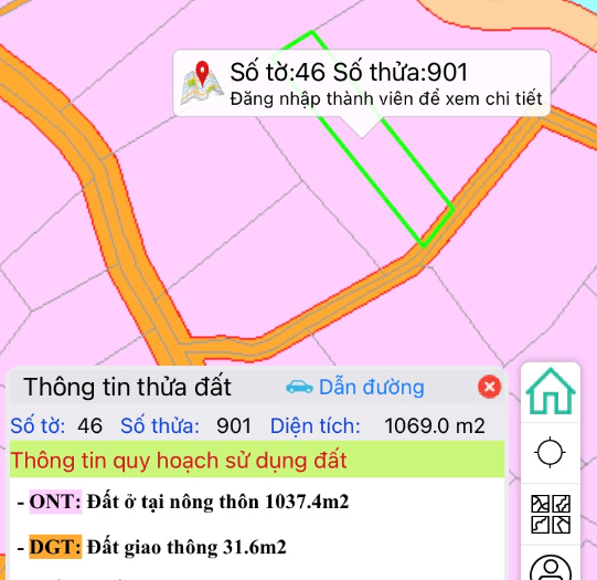 Đã rẻ lại còn đẹp, Đất phủ hồng 1069m2, Chỉ 1.55 tỷ, Sát UBND Sông Ray 4