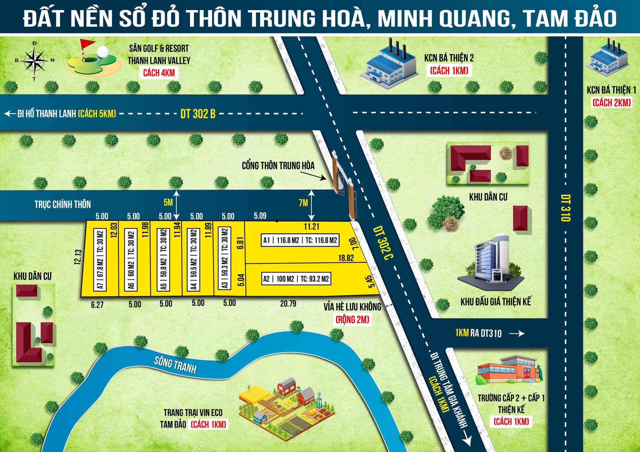 Cần bán Đất nền dự án đường Tỉnh Lộ 302C, Xã Minh Quang, Diện tích 116m², Giá Thương lượng