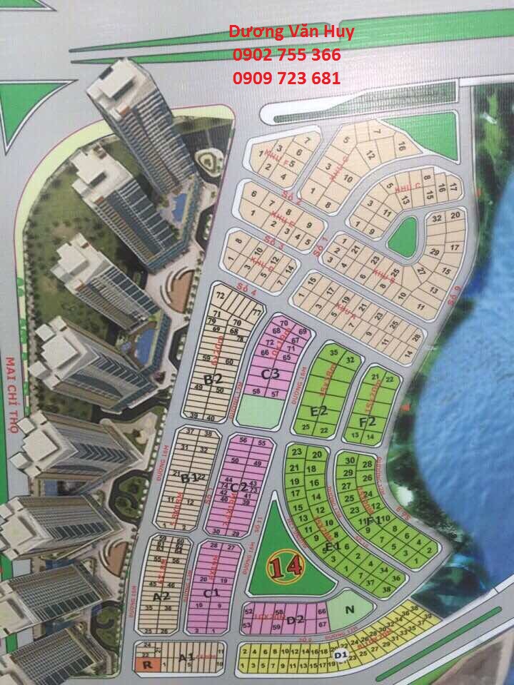 Cần bán Đất dự án Khu dân cư Văn Minh, Diện tích 200m², Giá 170 Triệu/m² - LH: 0902755366