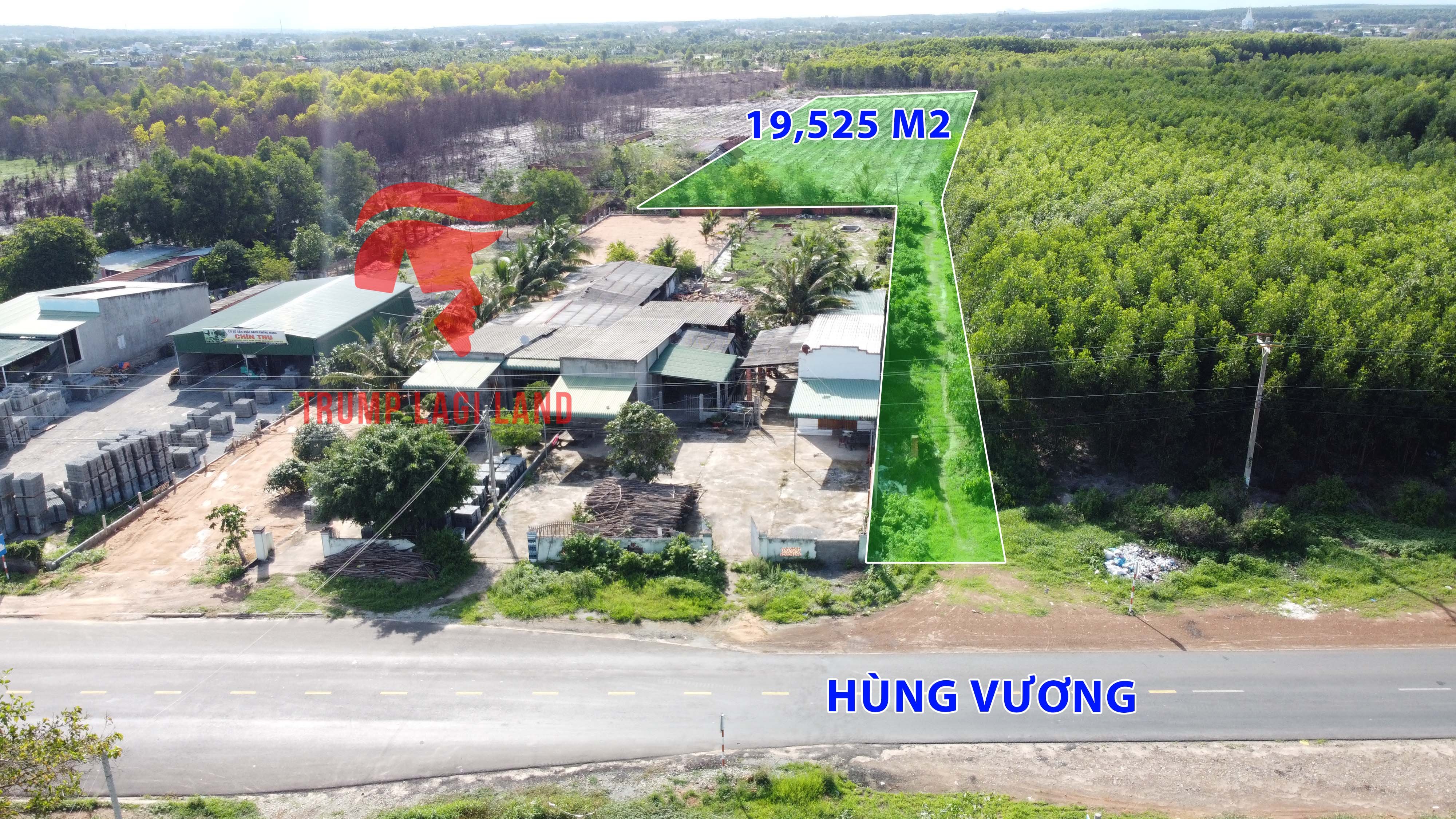 Cần bán Đất đường Hùng Vương, Xã Tân Bình, Diện tích 19525m², Giá 15Tỷ - LH: 0988609571 4
