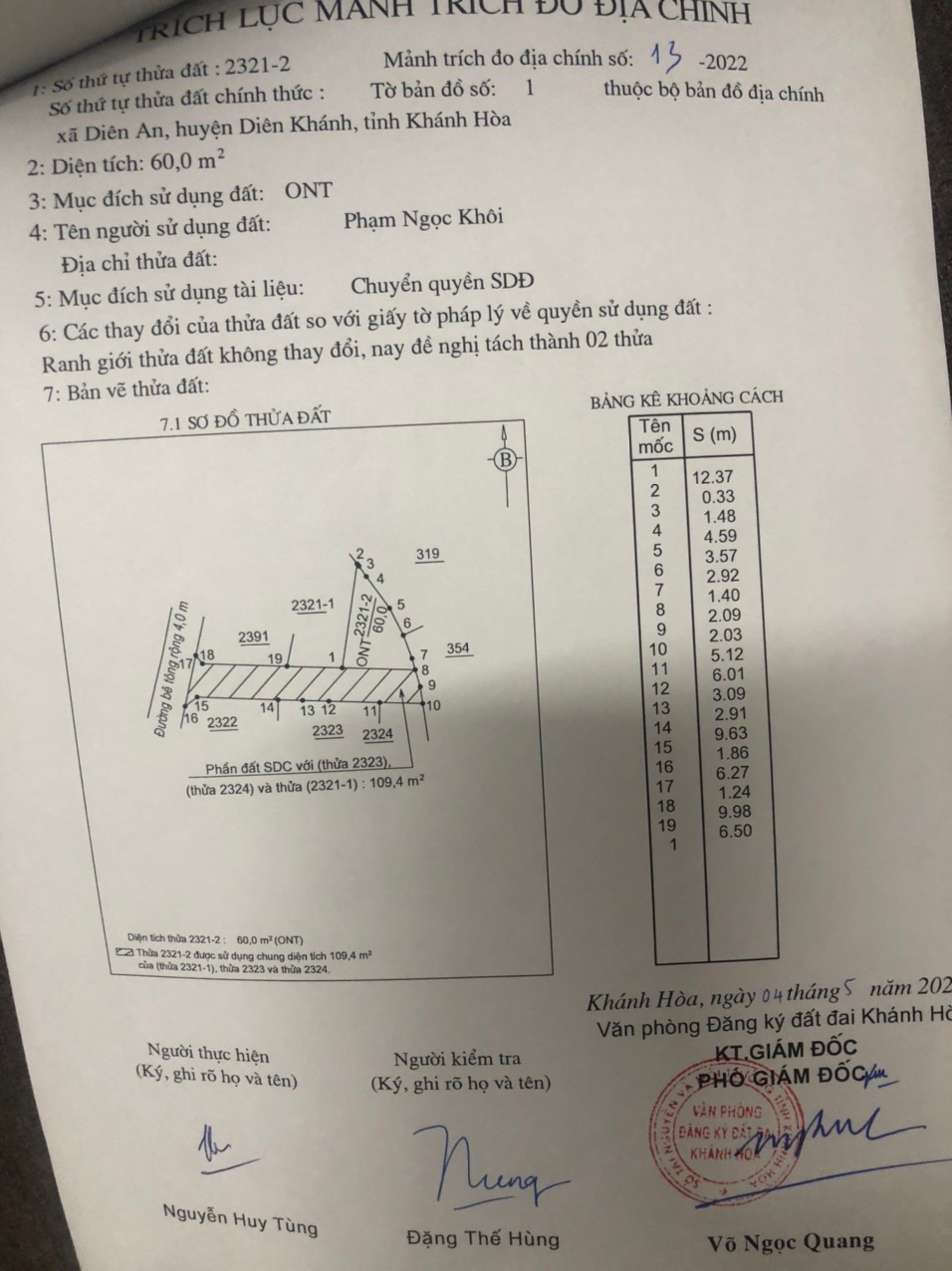 Chủ cần tiền bán rẻ lô Diên An - Giá chỉ 580trieu ( bớt lộc mau mắn khách mua trong tuần này )  Diện tích 60m², Giá 580 Triệu - LH: 0901139560 2